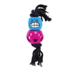 Joyser Игрушка для собак Cageball Funhead Jack с резиновым мячом и пищалкой M розовый
