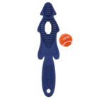 Joyser Игрушка для собак Slimmy Большая шкура лисы из резины c мячом-пищалкой M/L синяя
