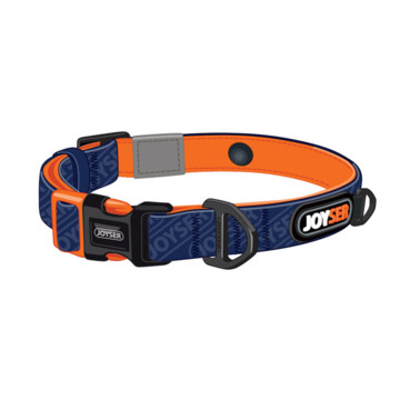 Joyser Ошейник для собак Walk Base Collar M синий с оранжевым