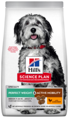 Hill’s Science Plan Perfect Weight & Active Mobility Medium Adult with Chicken