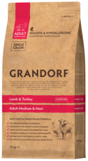 Grandorf Lamb & Turkey Rice Adult Medium & Maxi