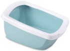IMAC туалет-лоток для кошек FUNNY с высокими бортами, пастельно голубой