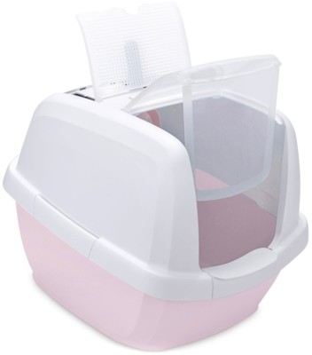IMAC био-туалет для кошек MADDY, белый/нежно-розовый