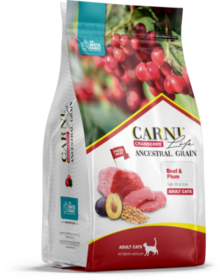 Carni Life Cranberry Ancestral Grain Beef & Plum Adult Cats