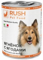 Rush Pet Food Ягнёнок с Ягодами для Собак (банка)