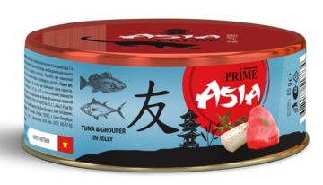 Prime Asia Tuna & Grouper in Jelly (банка)