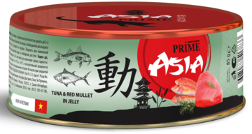 Prime Asia Tuna & Red Mullet in Jelly (банка)