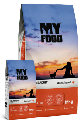 My Food Feline Adult Digest Support with Lamb & Rice