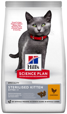 Hill's Science Plan Sterilised Kitten Chicken