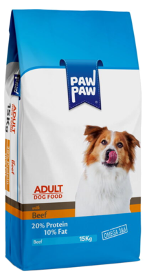 Paw Paw Adult Dog Food with Beef