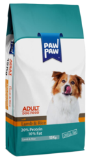 Paw Paw Adult Dog Food with Lamb & Rice