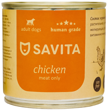 Savita Adult Dogs Chicken (банка)