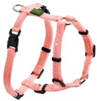 Hunter шлейка для собак Tripoli, нейлон светло-розовая, светоотражающая