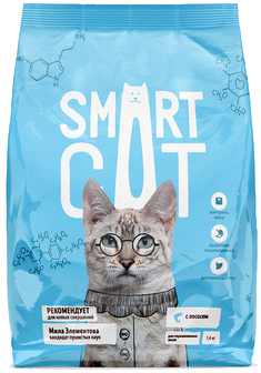 Smart Cat с Лососем для Стерилизованных Кошек