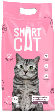 Smart Cat Комкующийся Наполнитель Тофу Лаванда
