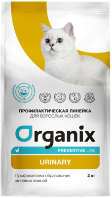 Organix Preventive Line Urinary для Взрослых Кошек