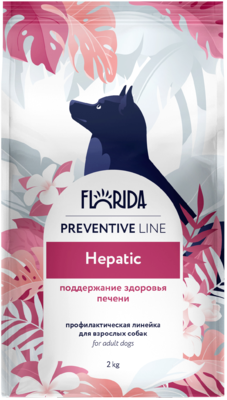 Florida Preventive Line Hepatic для Взрослых Собак