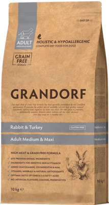 Grandorf Rabbit & Turkey Adult Medium & Maxi
