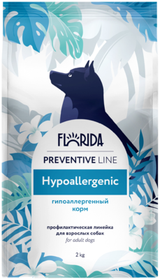 Florida Preventive Line Hypoallergenic для Взрослых Собак