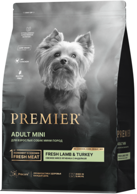 Premier Adult Mini Fresh Lamb & Turkey