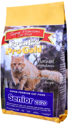 Frank's Pro Gold Super Premium Cat Food Senior 28/20