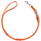 Hunter поводок-перестежка для собак Safety Grip Soft оранжевый