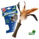 GiGwi Игрушка для кошек Спрессованная кошачья мята с перьями, серия JOHNNY STICK