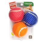 GiGwi Игрушка для собак Три мяча с пищалкой маленькие, серия CATCH & FETCH