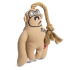 GiGwi Игрушка для собак Обезьяна с пищалкой, серия PUFFER ZOO