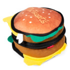 GiGwi Игрушка для собак Гамбургер для тритсов с пищалкой, серия TRICK'O'TREATS