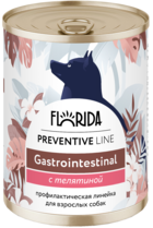 Florida Preventive Line Gastrointestinal с Телятиной для Собак (банка)