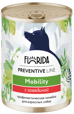 Florida Preventive Line Mobility с Говядиной для Собак (банка)