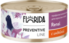 Florida Preventive Line Renal с Индейкой для Кошек (банка)