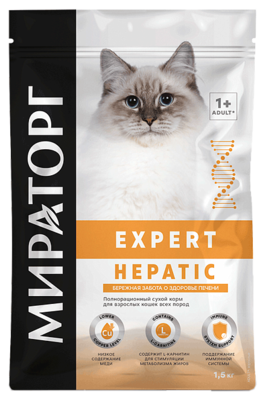 Мираторг Expert Hepatic для Кошек