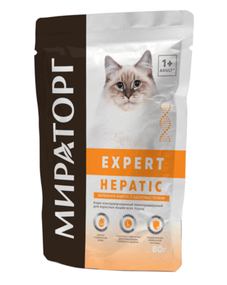 Мираторг Expert Hepatic для Кошек (пауч)
