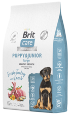 Brit Care Puppy&Junior Large Healthy Growth Fresh Turkey and Lamb