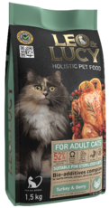 Leo& Lucy for Adult Cats Turkey & Berry