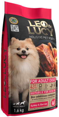 Leo& Lucy for Adult Dogs Turkey & Berries for All Breeds