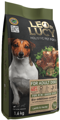 Leo& Lucy for Adult Dogs  Lamb & Herbs for Mini Breeds
