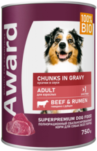 Award Chunks in Gravy Adult Beef & Rumen (банка)