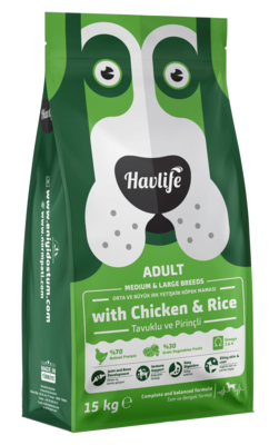 Havlife Adult Medium & Large Breeds with Chicken & Rice