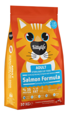 Kittylife Adult Sterilised Cat Food Salmon Formula