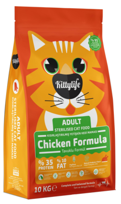 Kittylife Adult Sterilised Cat Food Chicken Formula