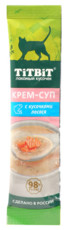 Titbit Крем-суп для кошек с кусочками лосося