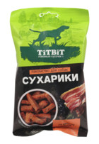 Titbit Сухарики со вкусом бекона лакомство для собак