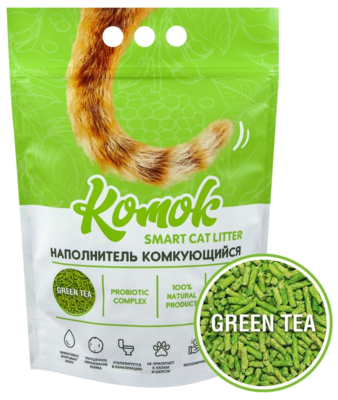 Комок Наполнитель Комкующийся Green Tea