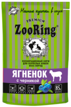 ZooRing для Взрослых Кошек Ягнёнок с Черникой (в соусе, пауч)