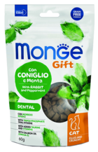 Monge Gift with Rabbit and Peppermint Dental Cat Filled and Crunchy