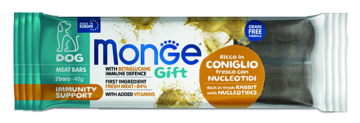 Monge Gift Rich in Fresh Rabbit with Nucleotides Immunity Support Dog Meat Bars