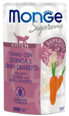 Monge Supreme Kitten Tuna with Quinoa and Baby Carrots (пауч)